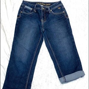 Justice Capri denim pant 12R stretch